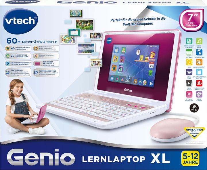 Productafbeelding VTech Genio leerlaptop XL roze (Duits)