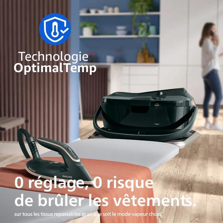 Produktbild Philips Dali PerfectCare Dampfbügelstation 8000 Series (3120 W, 750 g/min)