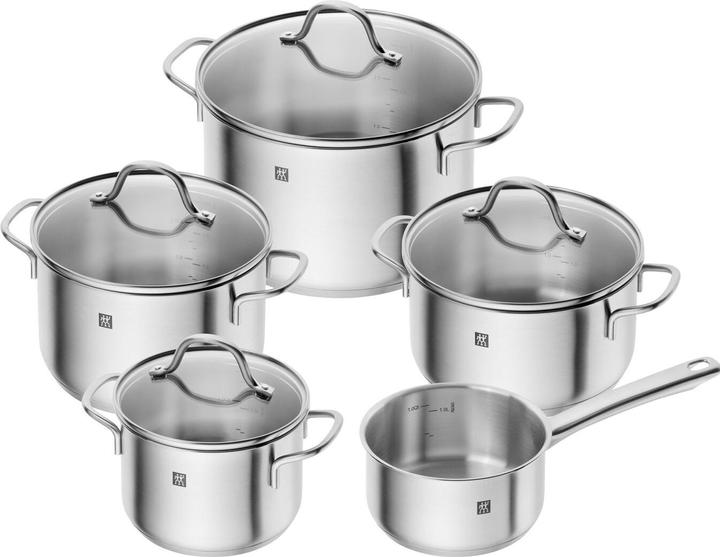 Zwilling Flow (20 cm, Pan set + pot set, Stainless steel)