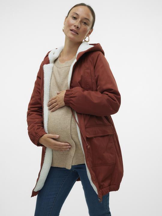 Actual product image Mamalicious Hood Elasticated cuffs Jacket Jacket (L)