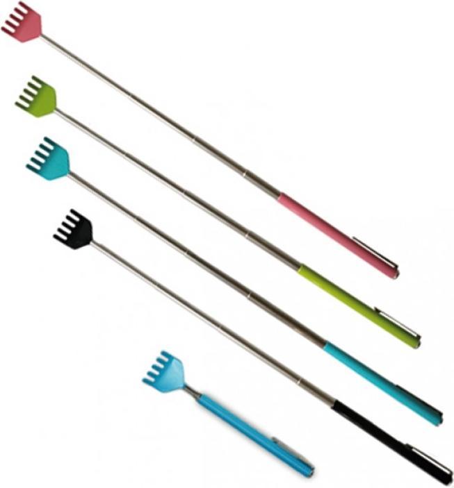 Actual product image OSMA Back scraper 14cm extendable 36cm, 4 colours assorted.