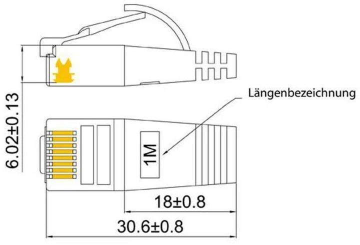 Immagine prodotto Wirewin Cavo di rete (STP, CAT6, 0.50 m)