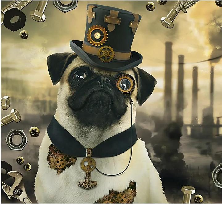 Image du produit Schmidt Spiele Chien Steampunk (1000 pièces)