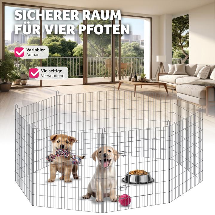 Image du produit tectake Enclosavecfiletdesécurité,systèmeemboîtable,Ø204cm