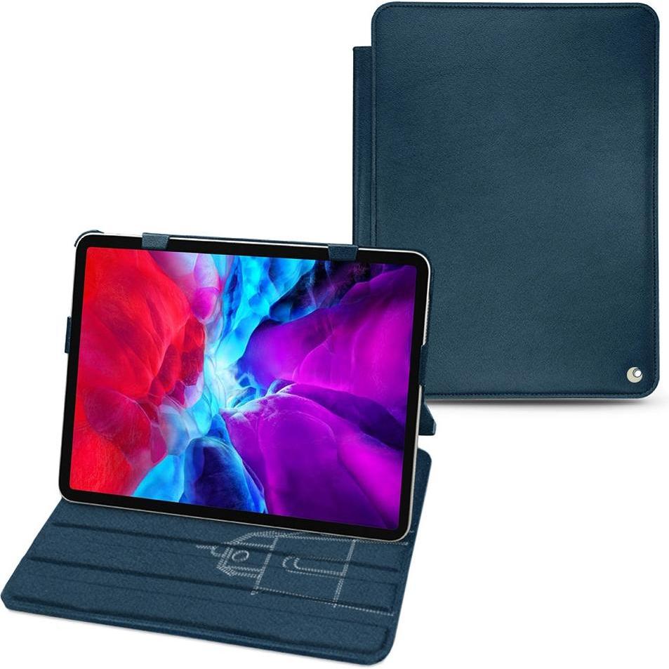 Noreve Lederschutzhülle horizontal (iPad Pro 11 2020 (2. Gen)), Tablet Hülle, Blau