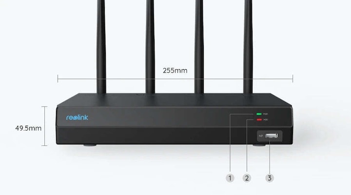 Produktbild Reolink NVS12W NVR (Netzwerk Videorecorder (NVR))