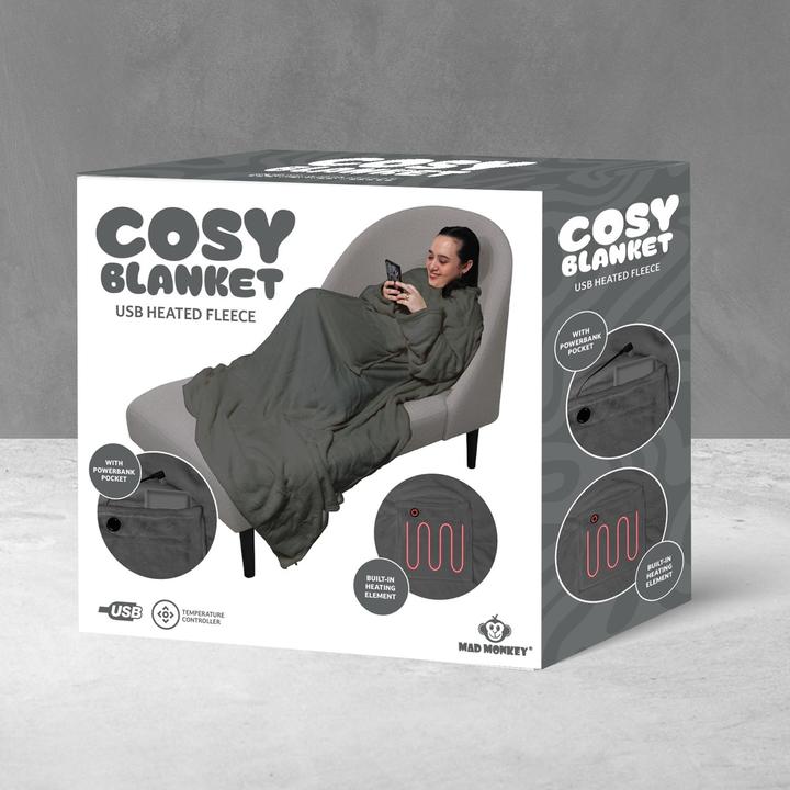 Produktbild Mad Monkey Beheizte Decke Grau