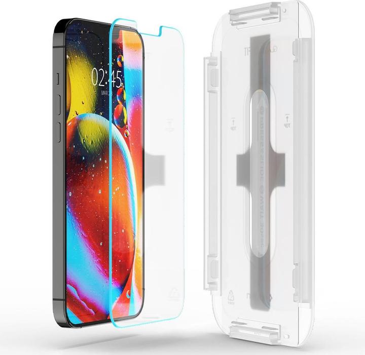 Productafbeelding Spigen Glass.tR EZ Fit (2 Stuk, Apple iPhone 14, Apple iPhone 13, Apple iPhone 13 Pro)