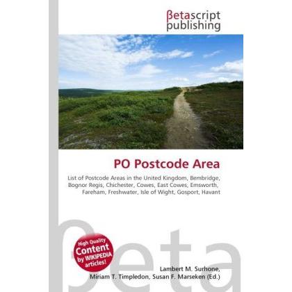 PO Postcode Area, Fachbücher von Lambert M. Surhone, Susan F. Marseken, Miriam T. Timpledon