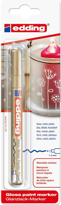 Actual product image Edding 751 Gloss varnish marker (1 x)