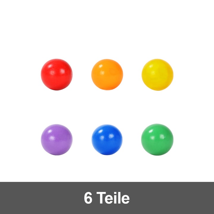 Immagine prodotto Mntl Pacchetto di palline magnetiche, 6 pezzi - Pista di palline magnetiche