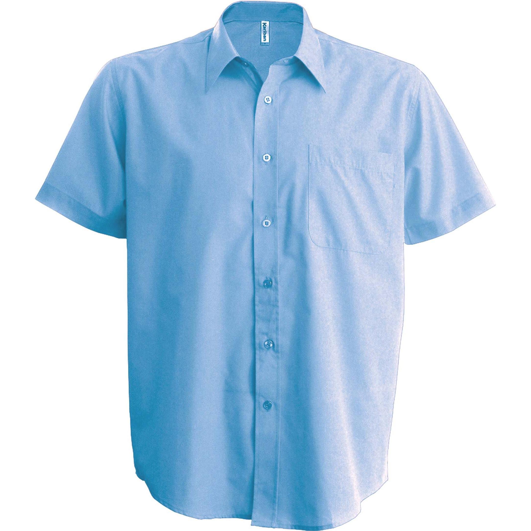 Kariban, Herren, Hemd, Aces, Blau, (4XL)