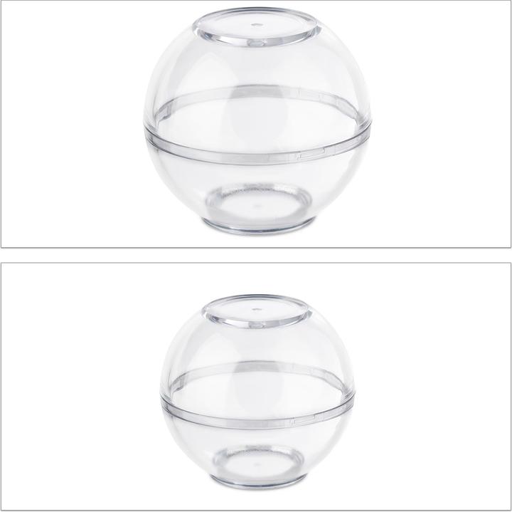 Image du produit Relaxdays Récipients alimentaires en plastique, transparents (1.50 l)