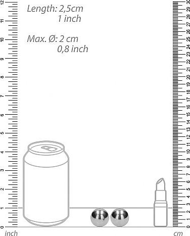 Actual product image Doc Johnson Toys Ben Wa Balls Heavy Weight