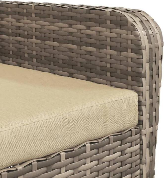 Actual product image vidaXL Gartenstuhl mit Fusshocker