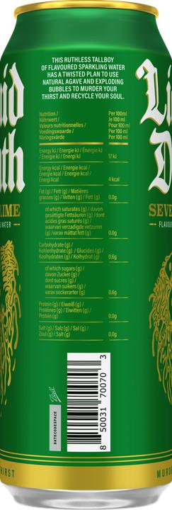 Actual product image Liquid Death Severed Lime (12 x 50 cl)