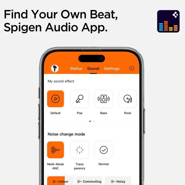 Produktbild Spigen TWS Headphones SA2400 ANC black (ANC, 6 h, Kabellos)