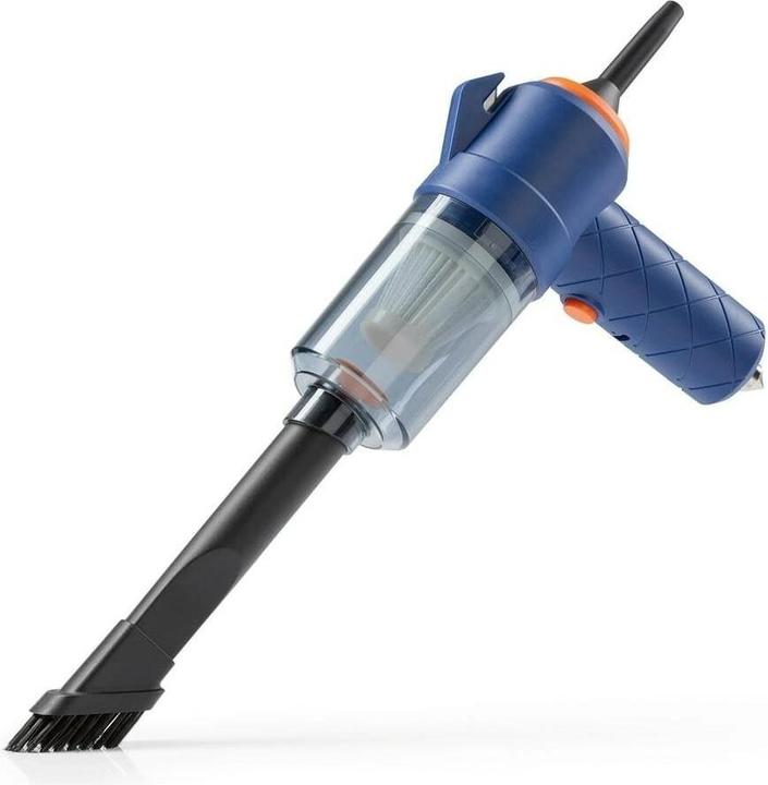 CleanMaxx Akku-Handsauger mit Nothammer & Gurtschneider 50 W, 5 V