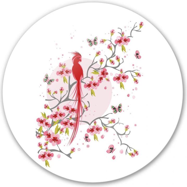 Image du produit Trenddeko Oiseau de paradis - rond (30 x 30 cm)