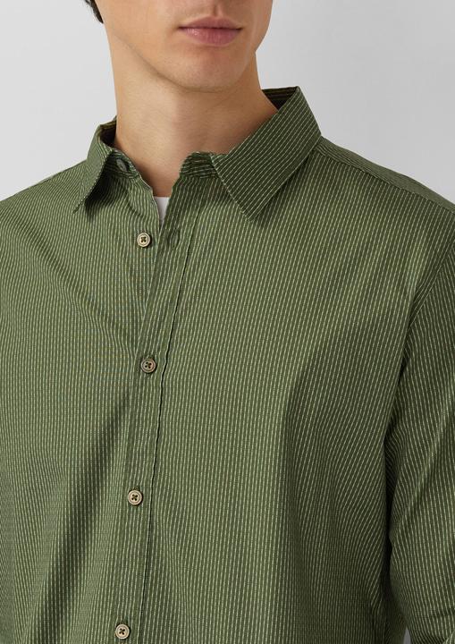 Immagine prodotto s.Oliver Hemd Slim Fit: Gemustertes Hemd mit Kentkragen (L)