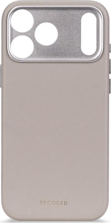 Productafbeelding Decoded Leather Backcover Apple iPhone 17 Pro Max Solid Clay (Apple iPhone 17 Pro Max)