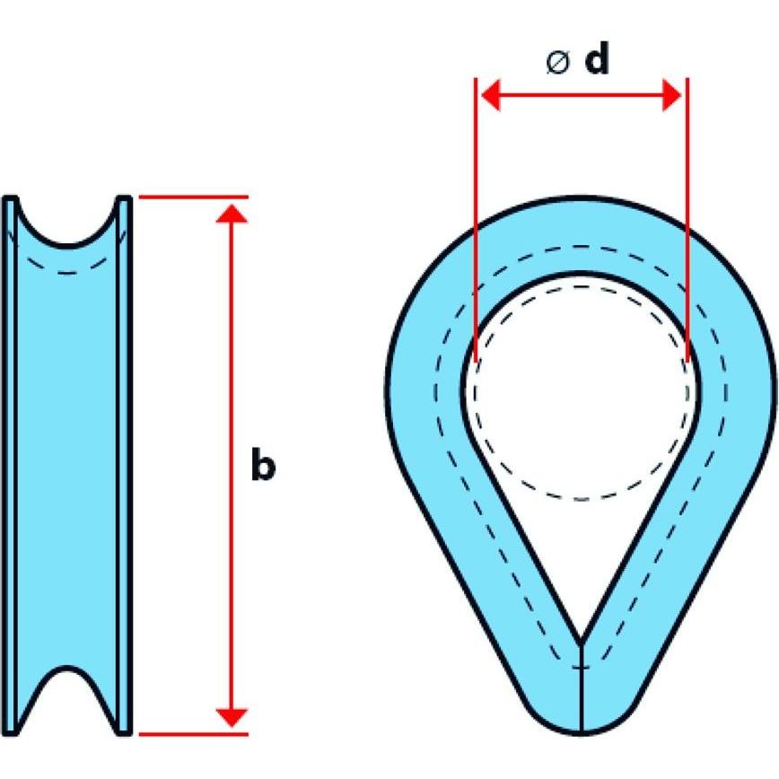 Jakob, Seil + Kette Zubehör, Kauschen