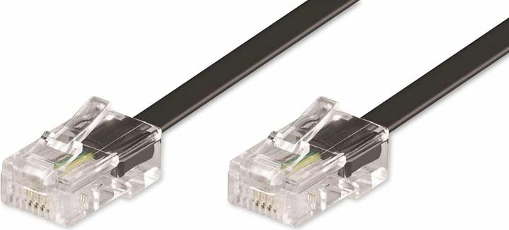 Produktbild Goobay ISDN Modularanschlusskabel, Schwarz, 6 m