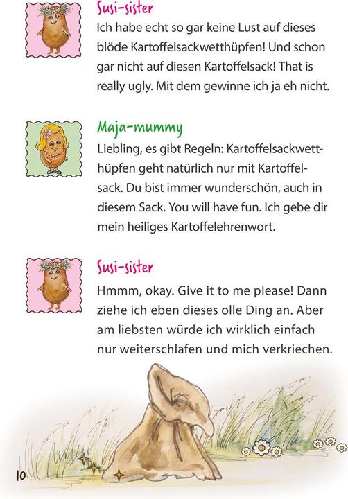 Actual product image Positive Potato Kartoffelstärke siegt immer! (English, German, Barbara Leder, Olga Model, 2024)