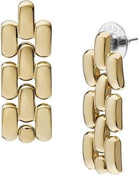 Actual product image Fossil Elegant Gold-Plated Dangling Earrings Arden Jf04786710
