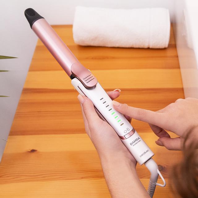 Immagine prodotto Cecotec Ferro da stiro Bamba RitualCare 1000 HidraProtect 2in1 Bianco/Rosa (Piastra per capelli)