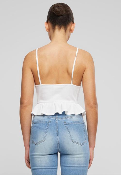 Immagine prodotto Urban Classics Top con volant in piqué Waffle da donna - 137877 (3XL)