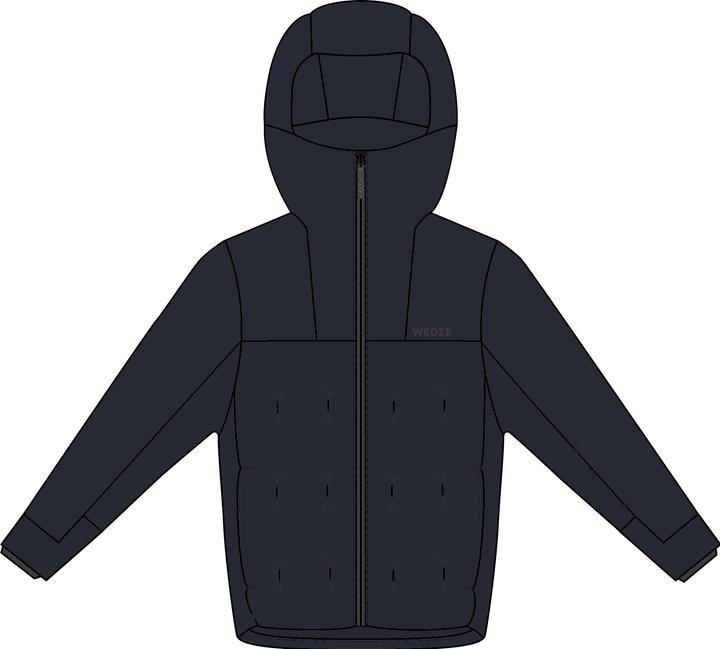 Produktbild Wedze Skijacke Kinder wattiert warm und wasserdicht - 500 blau (116)