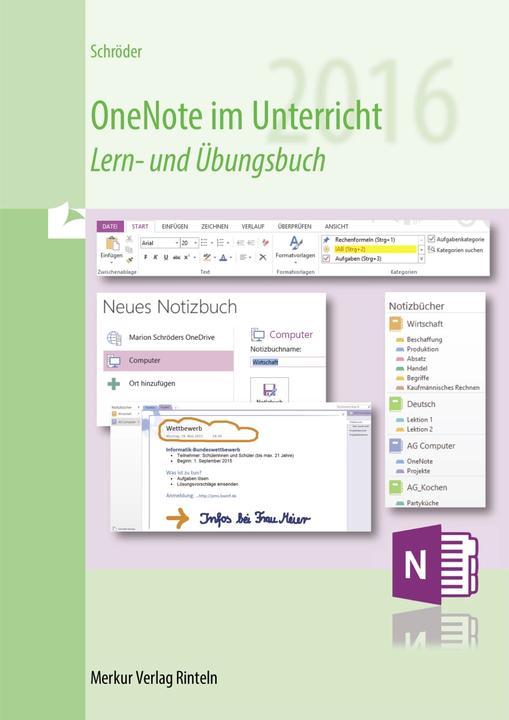 Produktbild Merkur OneNote im Unterricht (Deutsch, Marion Schröder, 2017)