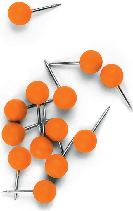 Actual product image Nobo Rice Nails Orange (100 Piece, 20 mm)