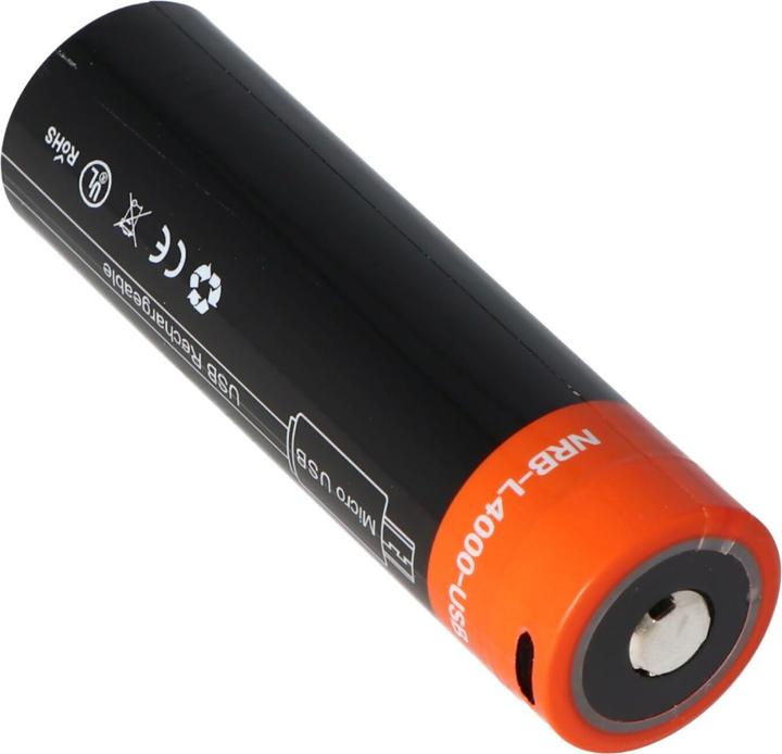 Image du produit AccuCell Batterie 21700, avec port USB pour la recharger (1 pcs, 21700, 4000 mAh)