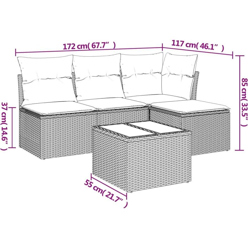 Thumbnail - VidaXL, Gartenlounge, Joice