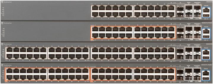 Produktbild Extreme Networks ERS3626GTS-PWR+ No Power Cord (30 Ports)
