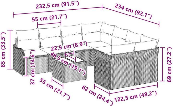 Produktbild vidaXL Abigail