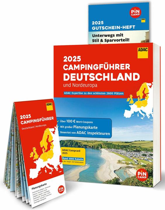 Image du produit Adac Campingführer Deutschland/Nordeuropa 2025 (Allemand, 2024)