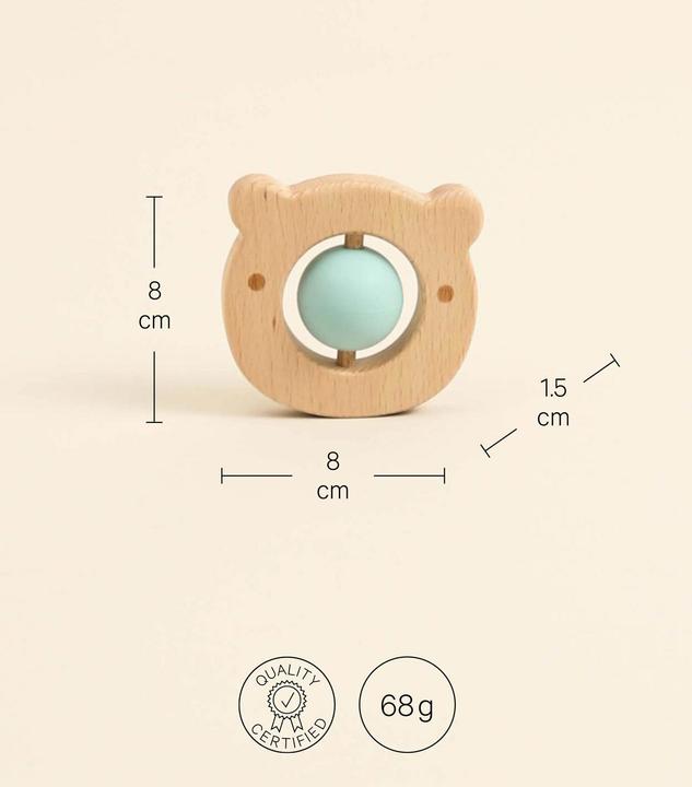 Actual product image Esmée Bite ring (3 Months)