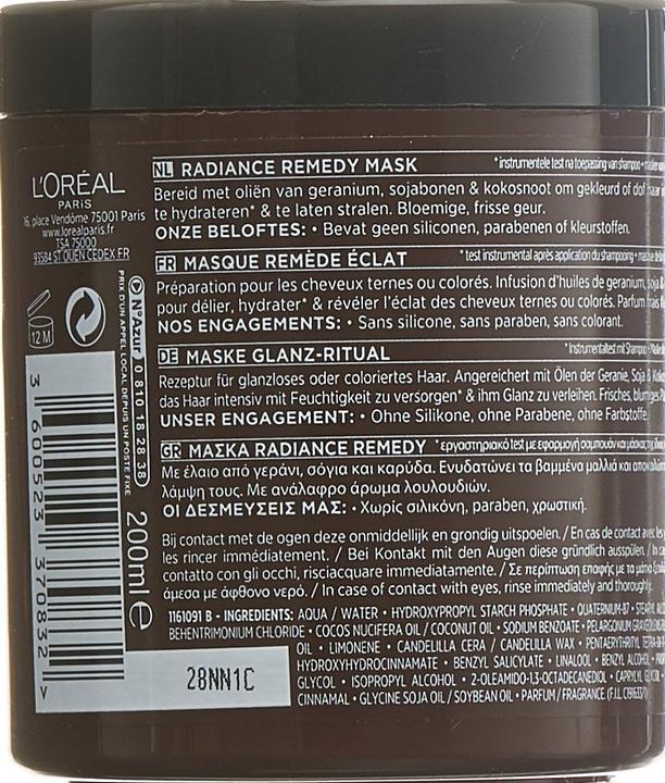 Immagine prodotto L'Oréal Paris Rimedio alla radiazione del geranio (200 ml)