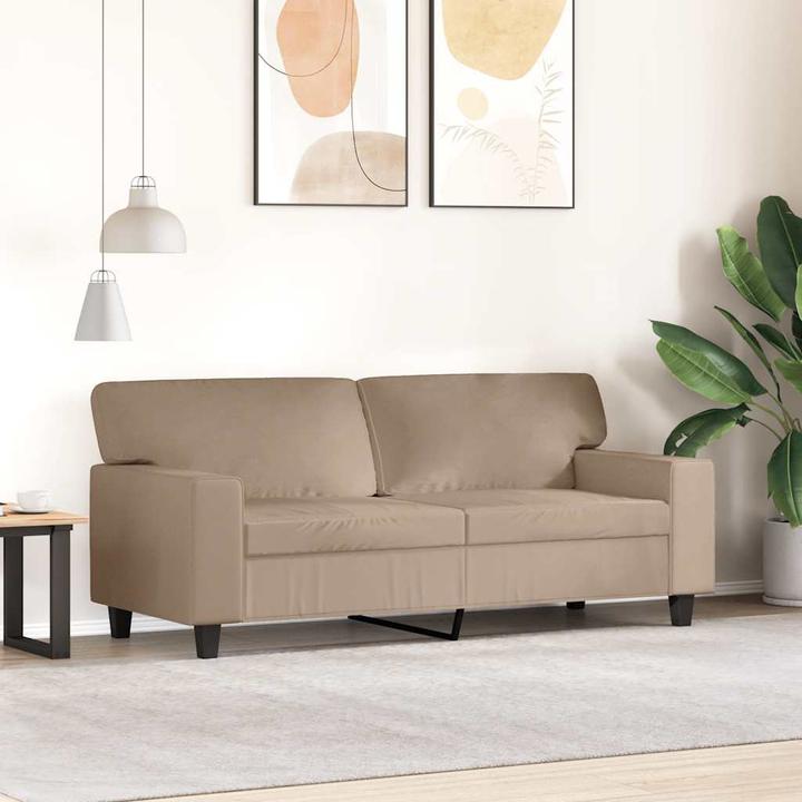 Actual product image vidaXL 2-seater sofa 140 cm imitation leather (2 person sofa)