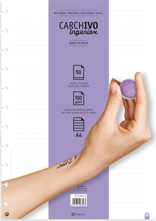 Actual product image Carchivo 66104005 (A4, Lined, No binding)