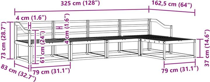 Produktbild vidaXL Gartenmöbel