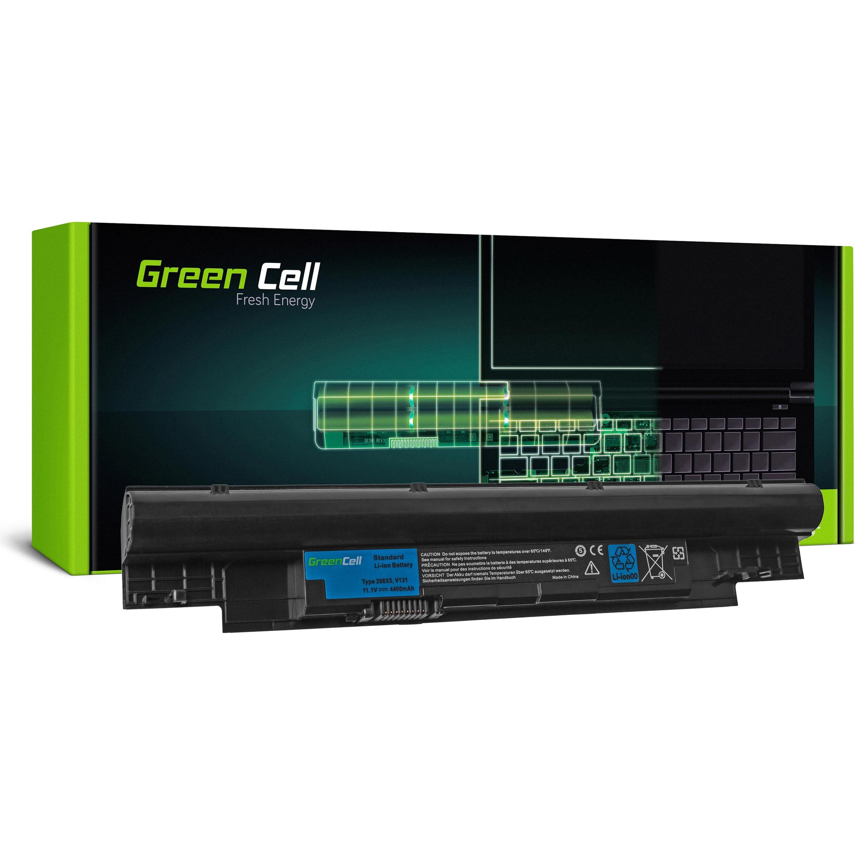 Thumbnail - GreenCell Cell DE65 Notebook-Ersatzteil Akku (6 Zellen, 4400 mAh), Notebook Akku, Schwarz