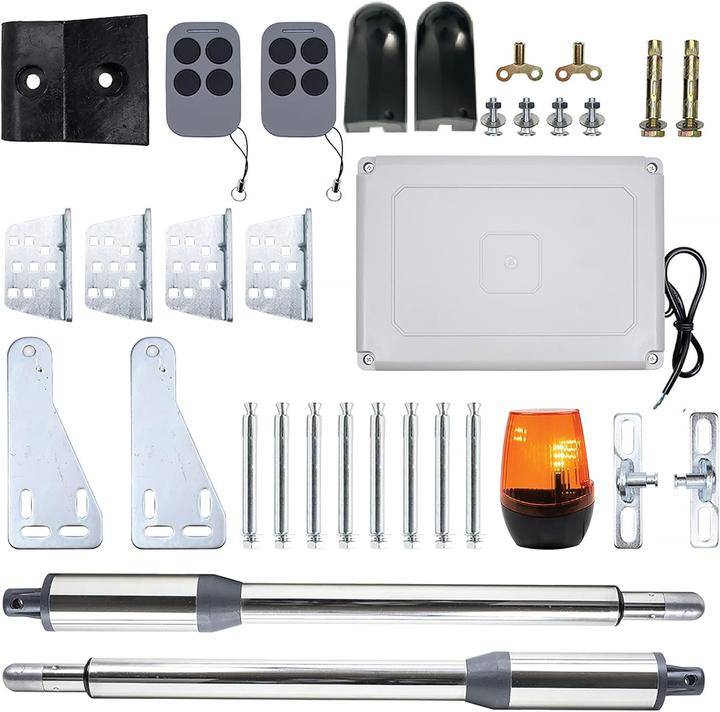 Produktbild PNI Automatisierungspaket für Drehtore MAB300, mit 2 40-W-Motoren, Fernbedienungen und Bedienfeld, F