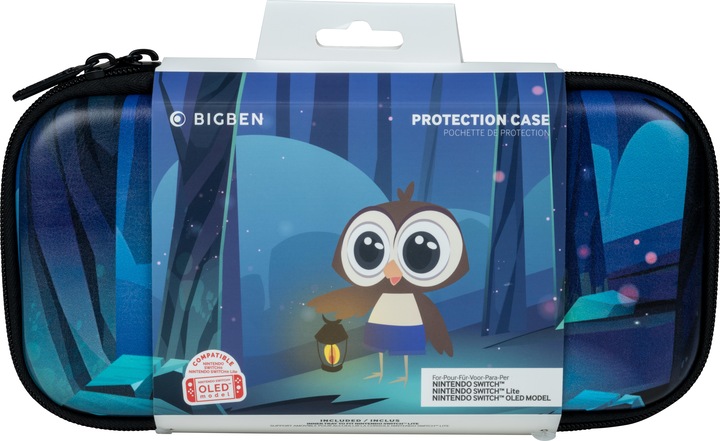 Bigben Case - Owl Design (Switch Lite, Switch OLED, Switch)
