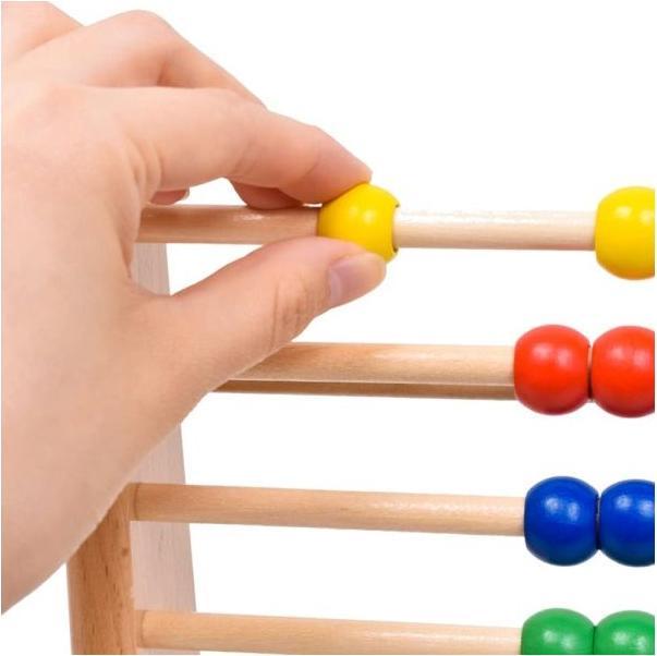 Produktbild Goki Hölzerner Abakus (Deutsch, Französisch, Italienisch, Englisch)