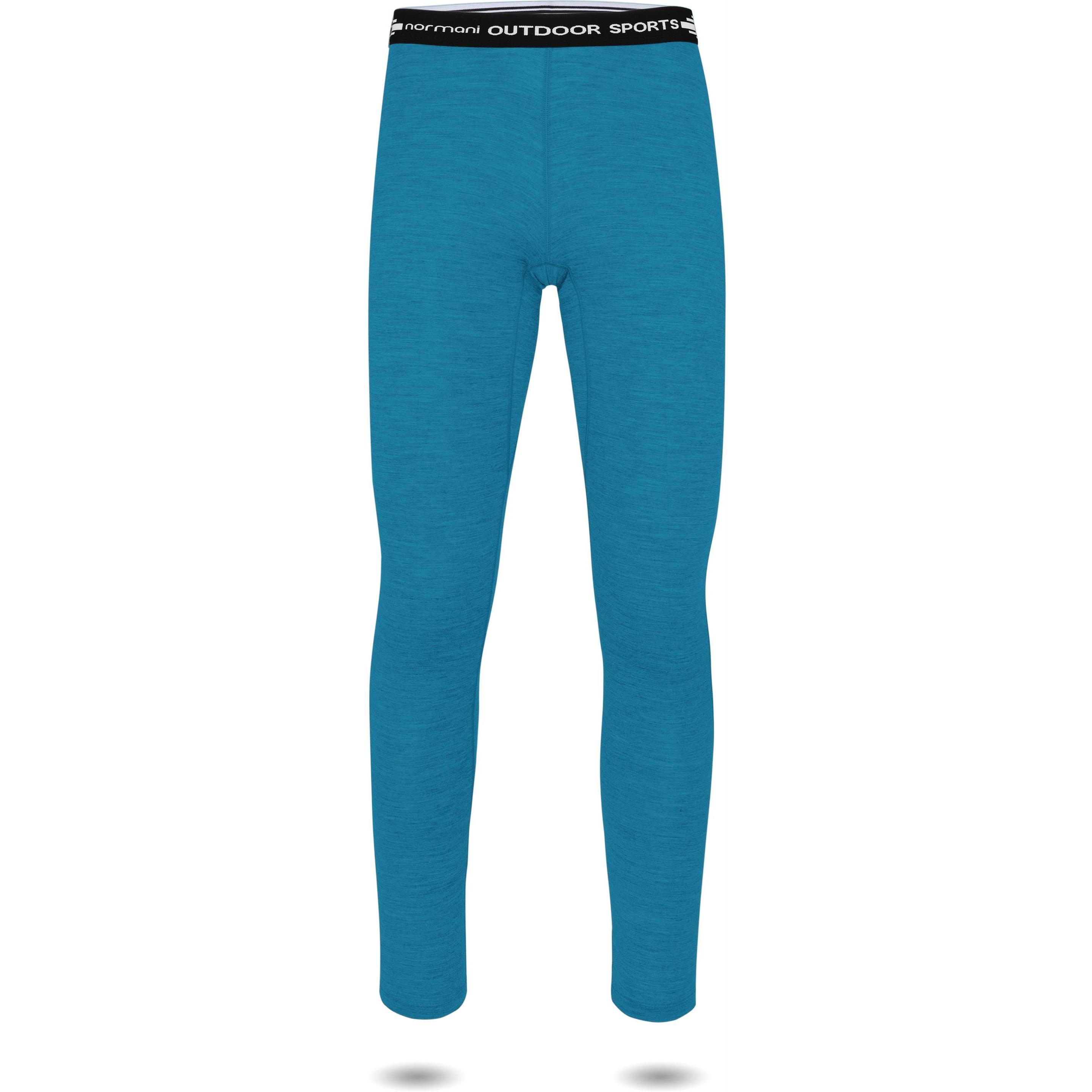 Normani, Herren, Funktionsunterhose, Kinder Merino Unterhose Mackay - 6728 (134, 140), Blau, 134, 140