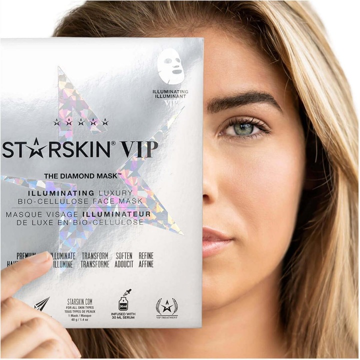 Image du produit Starskin - Masque illuminateur pour le visage VIP The Diamond (1 ml)